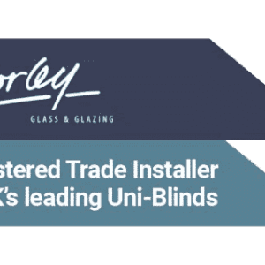 Internal blinds registered installed