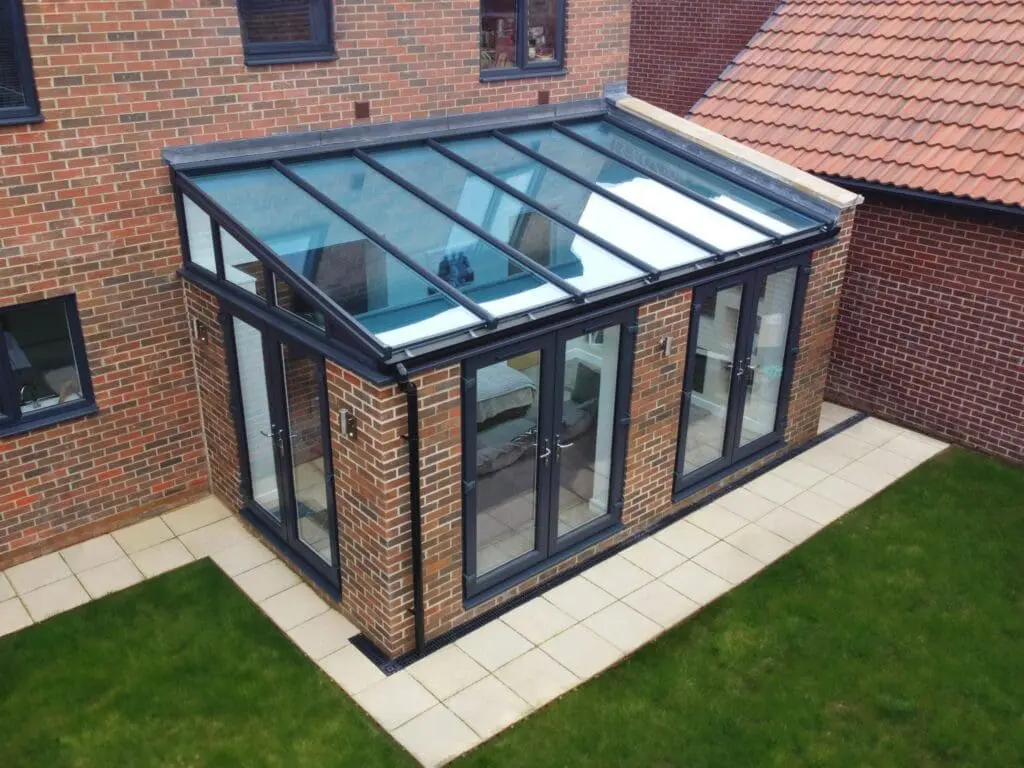 glazed lean to conservatories