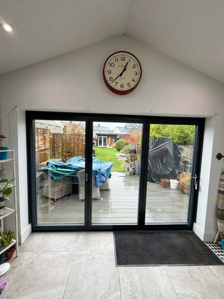 Aluminium Anthracite Grey Bifold doors Colchester