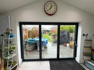 Aluminium Anthracite Grey Bifold doors Colchester