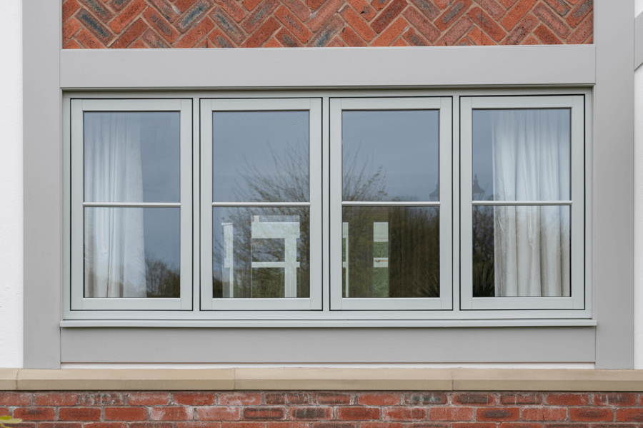 flush sash agate grey windows