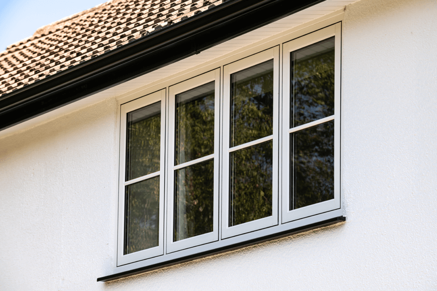 White flush sash window inspiration for a Hatfield Peverel home