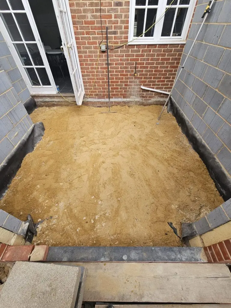 Orangery footings Essex