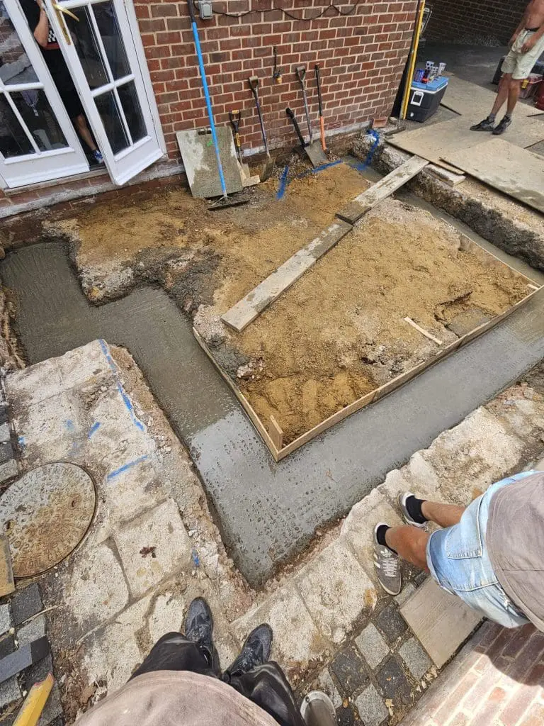 Orangery footings Essex
