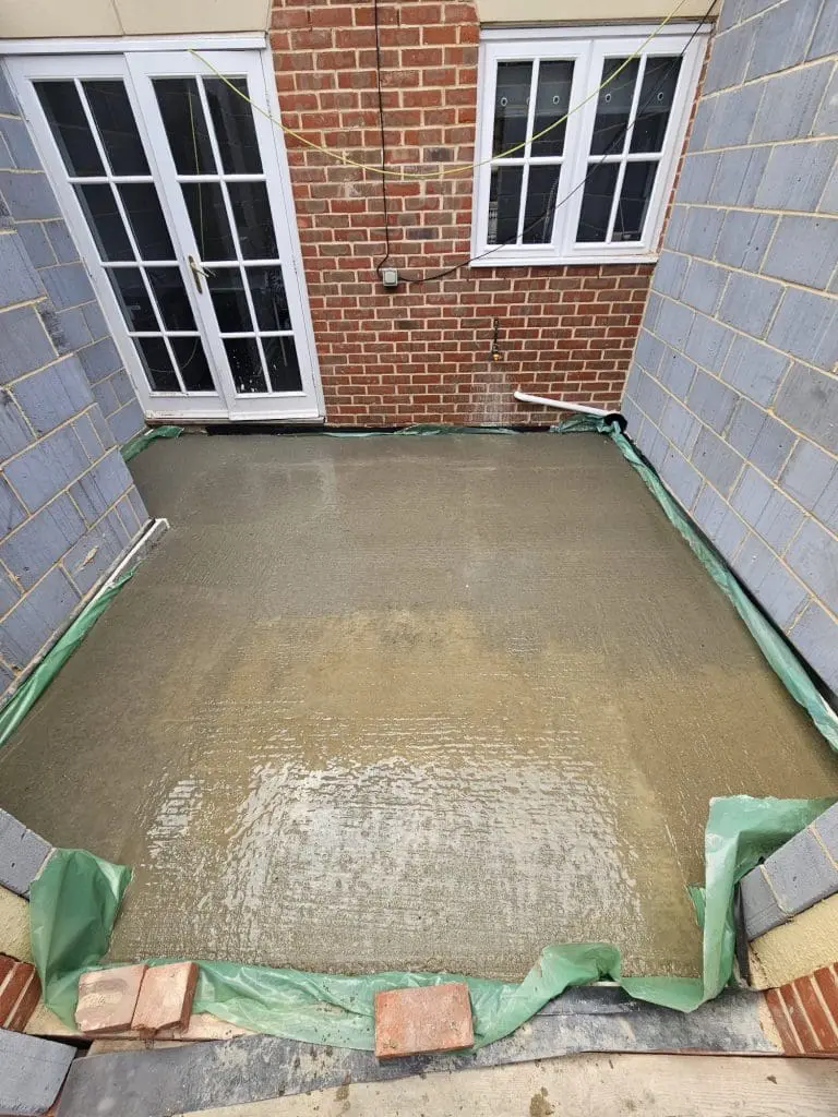 Orangery footings Essex