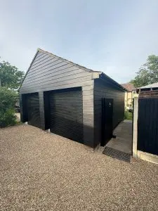 black hardiplank cladding essex