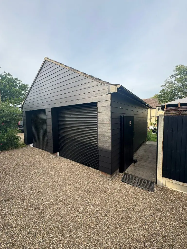 black hardiplank cladding essex
