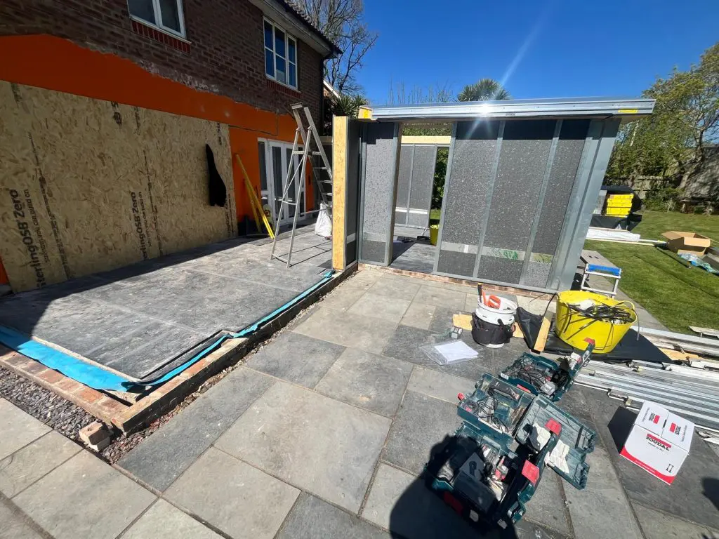 home extension construction