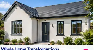 Illustrative whole-home render transformation