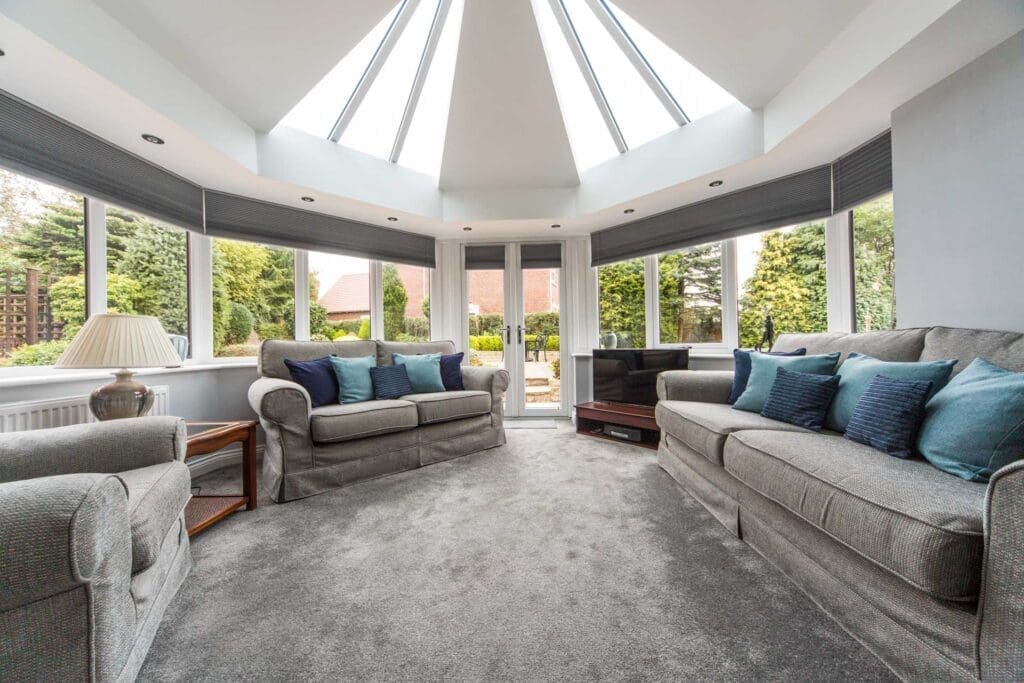 lvinroof inside conservatory essex