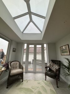 Hup Glass roof extension Dedham