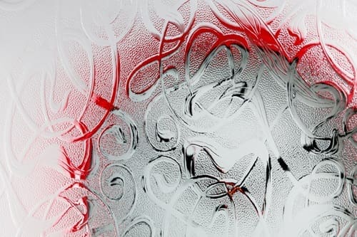 Pilkington Everglade glass sample, privacy level 5