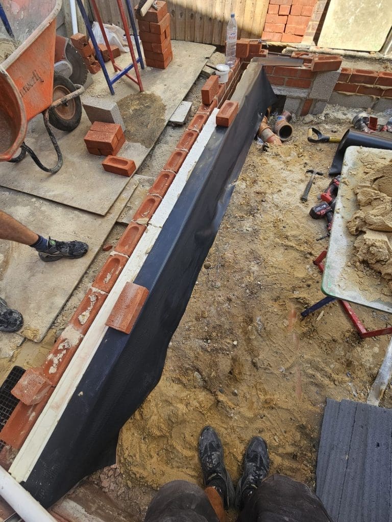Orangery footings Essex