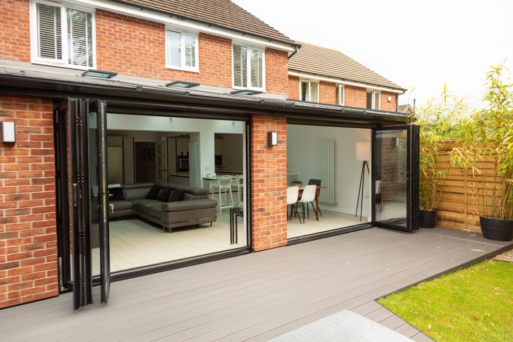 ultraroof extension bifold doors essex
