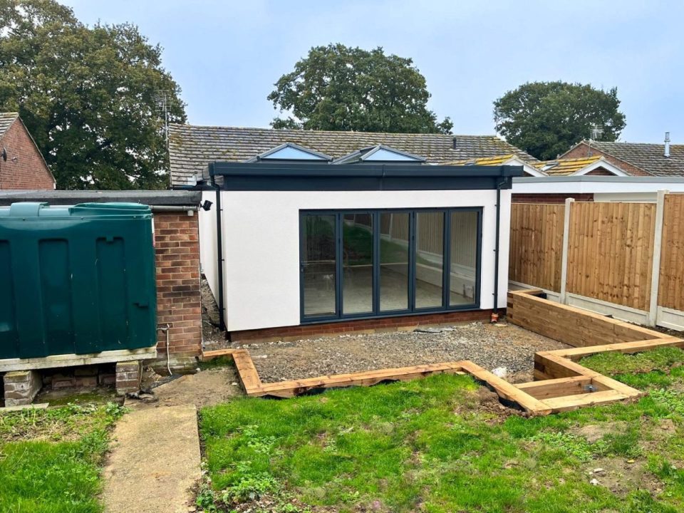 Home extensions example from the Spectrum Glazing range