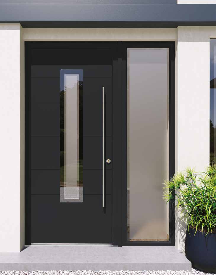 Wilton with lines SFG7, Black, SB27 sandblasted, clear border