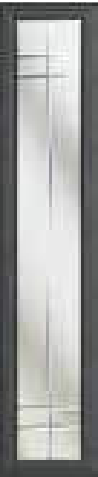Linear decorative glass