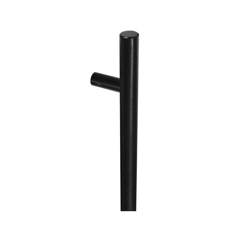 Black round pull bar