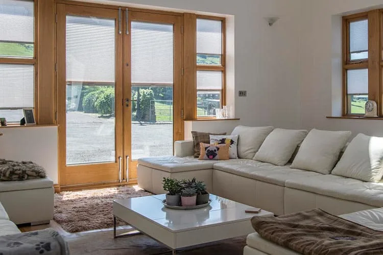 S System pleated blinds — Morley Glass