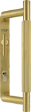 Satin Brass Origin sliding door handle